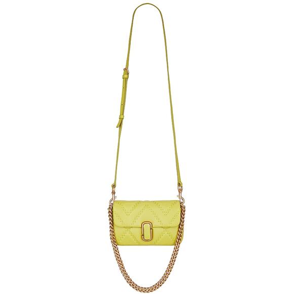 Marc Jacobs 'The Quilted J Marc' Green Leather Mini Bag Size OS - Picture 1 of 4